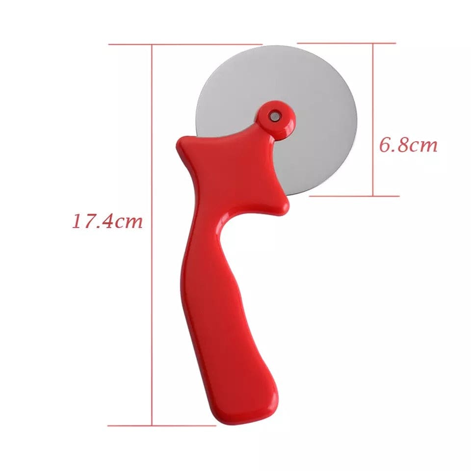 Stainless Steel Pizza Knife, Single Wheel Pizza Cut Tool, Kitchen Cake Tool, Super Sharp Pizza Slicer Stainless Steel Pizza Knife, Single Wheel Pizza Cut Tool, Kitchen Cake Tool, Super Sharp Pizza Slicer